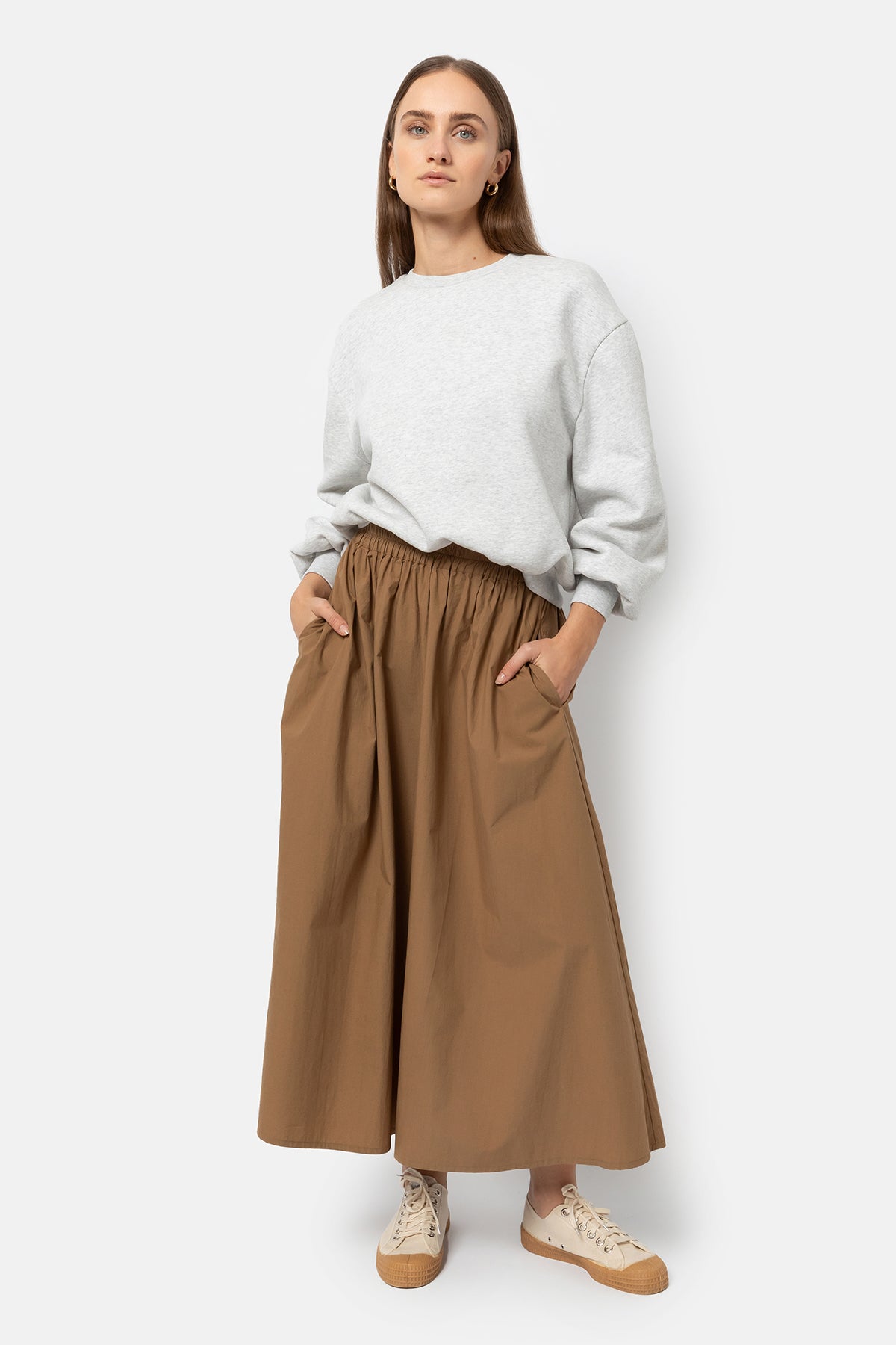 Juventus Long Skirt | Camel