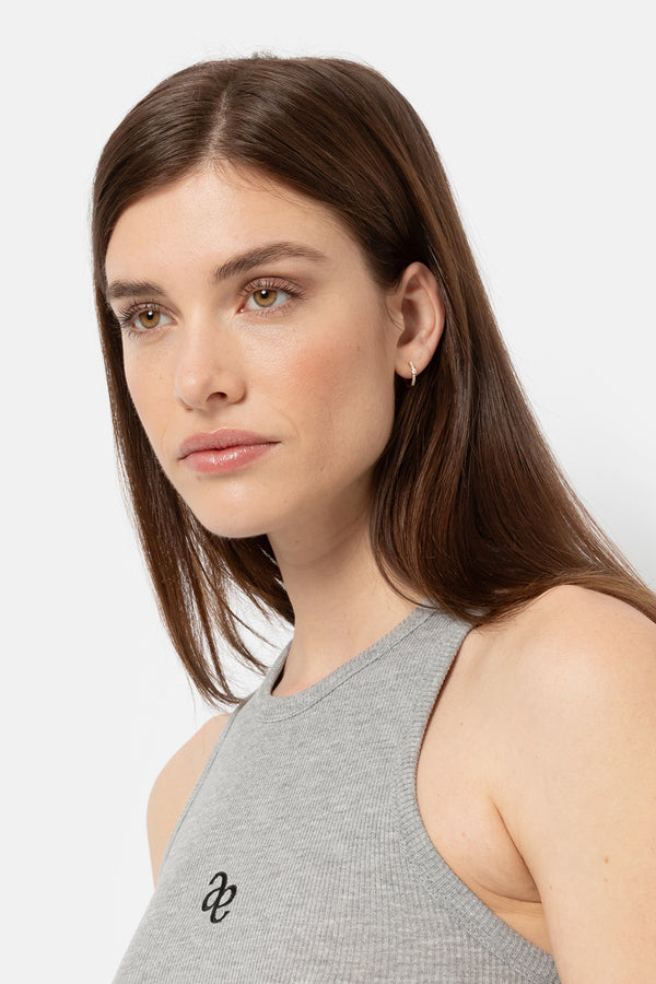Boucles d'oreilles en pierre de diamant | Or jaune