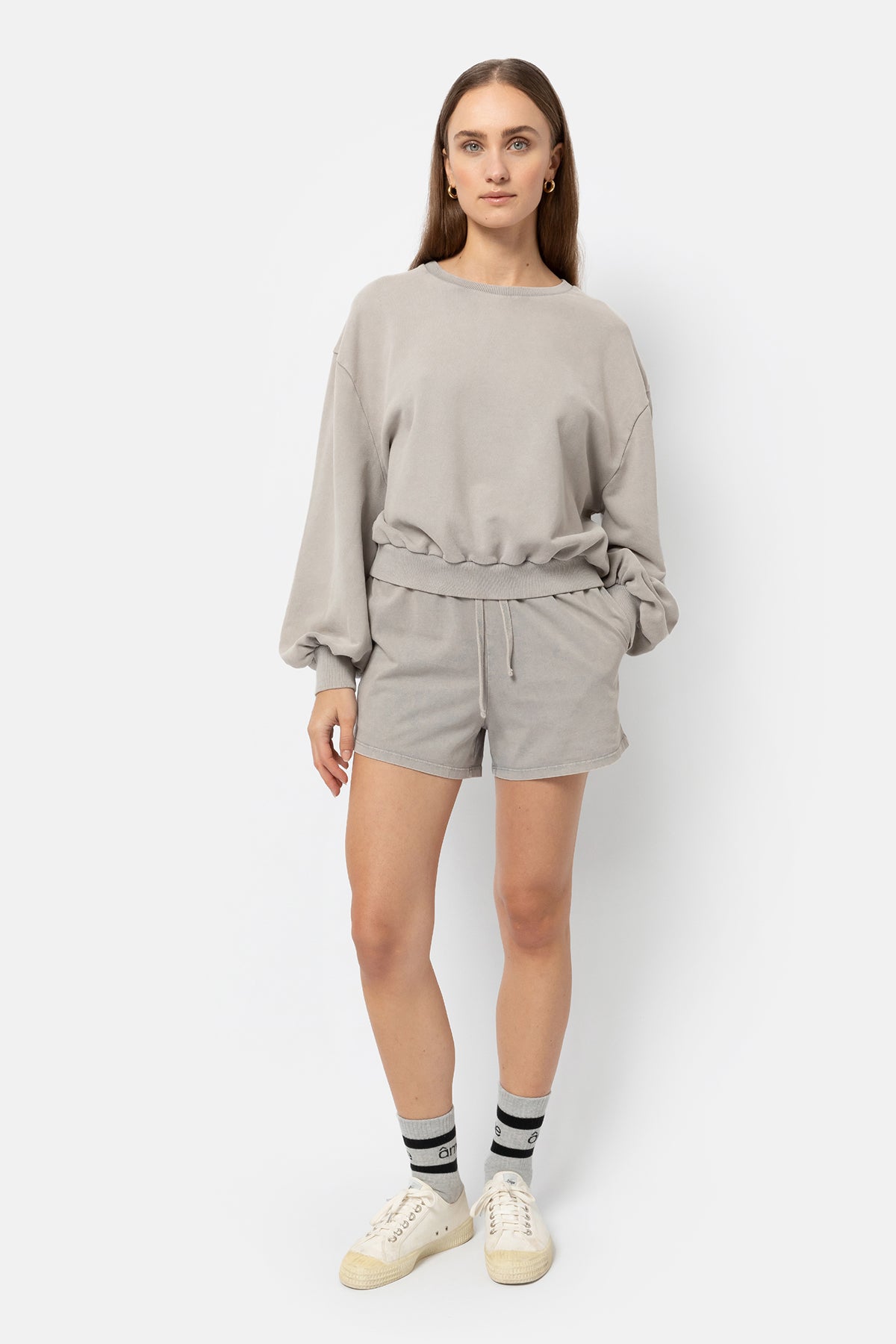 Jaseline Sweat Shorts | Vintage Grey