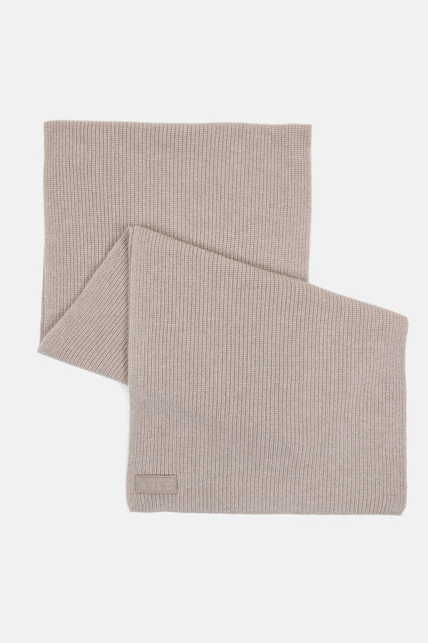 Edouard Merino Wool Scarf | Biscuit