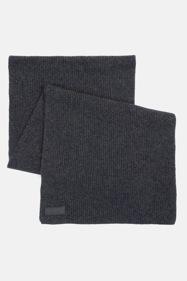 Edouard Merino Wool Scarf | Charcoal Grey