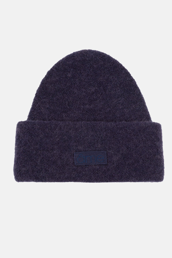 Bonnet en tricot Evrard | Bleu marine adouci