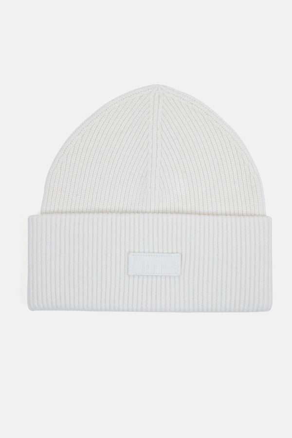 Bonnet en laine mérinos Evrard | Blanc cassé