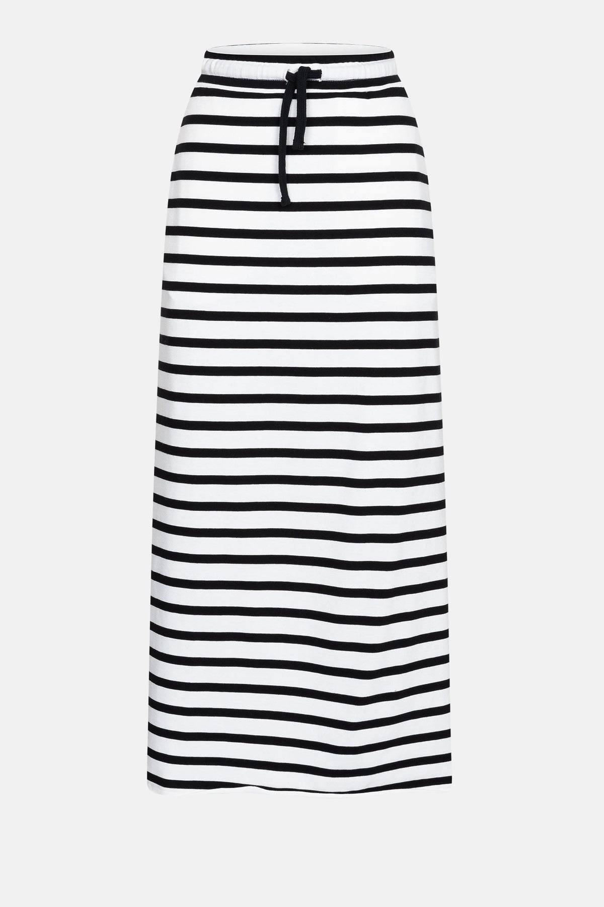 Jupe en jersey de jauge | Rayures bleues et blanches