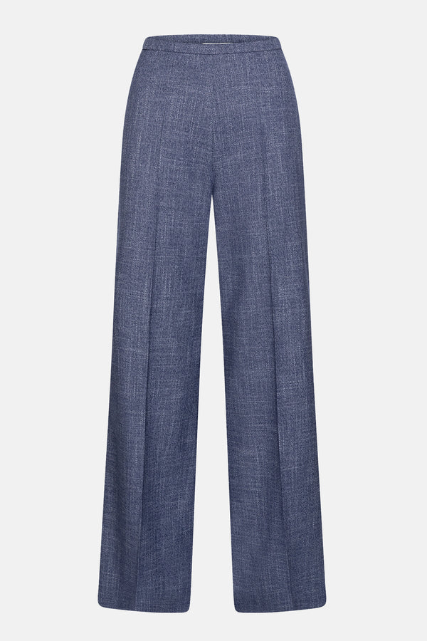 Pantalon large Indiana | Bleu nuit