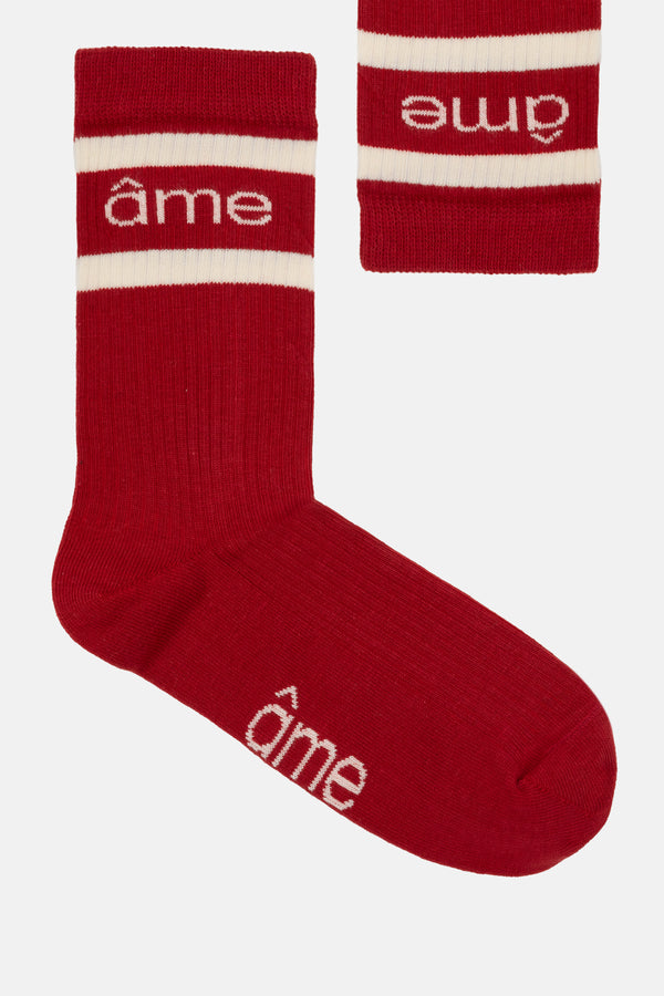 Chaussettes Kanye | Rouge