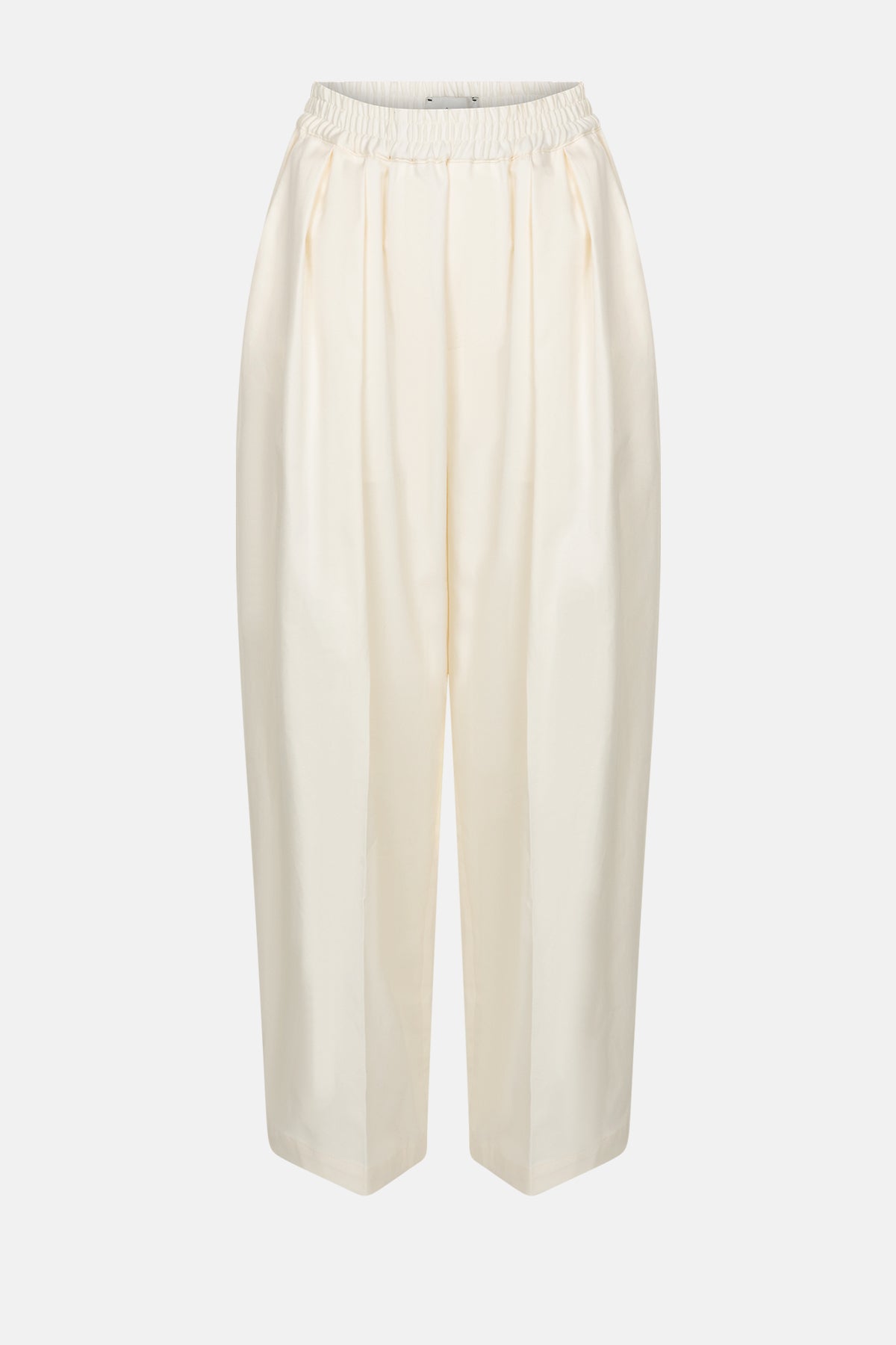 Pantalon Kick à Plis Creux | Blanc Cassé