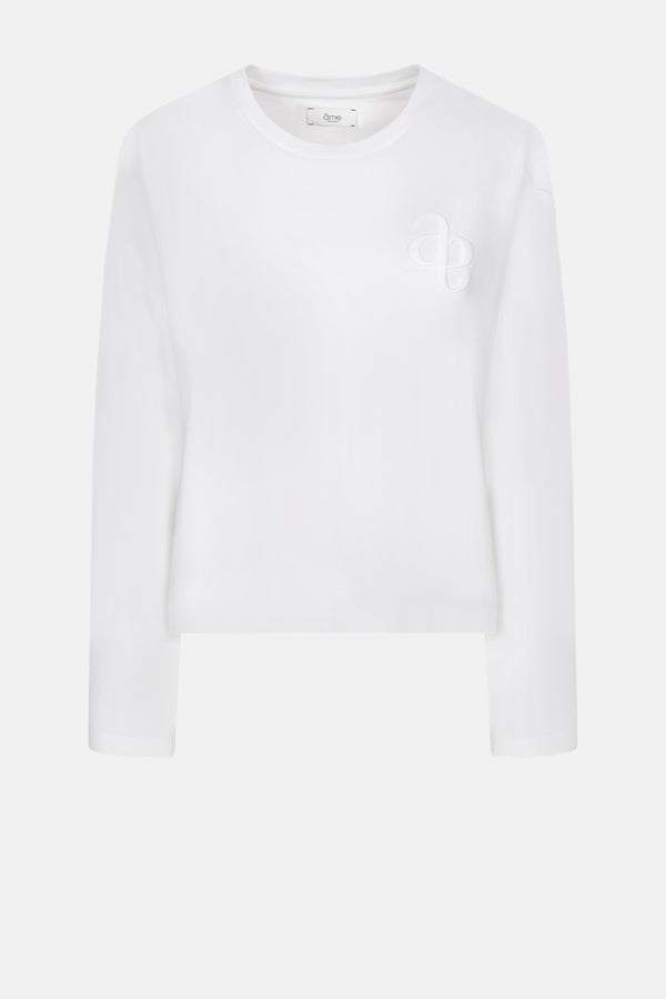 Kid Oversized Longsleeve T-Shirt | White