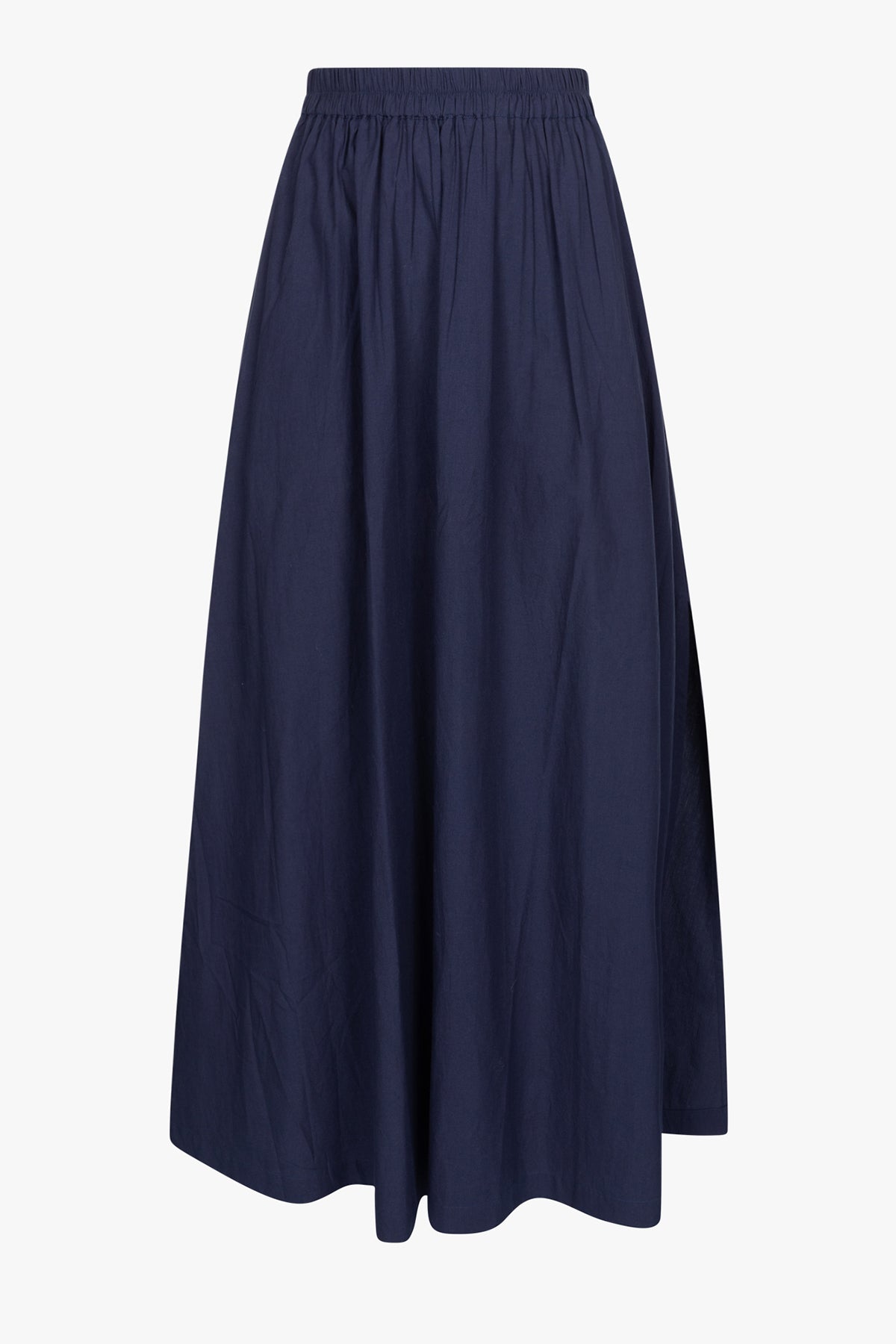 Kilt Long Skirt | Navy Blue
