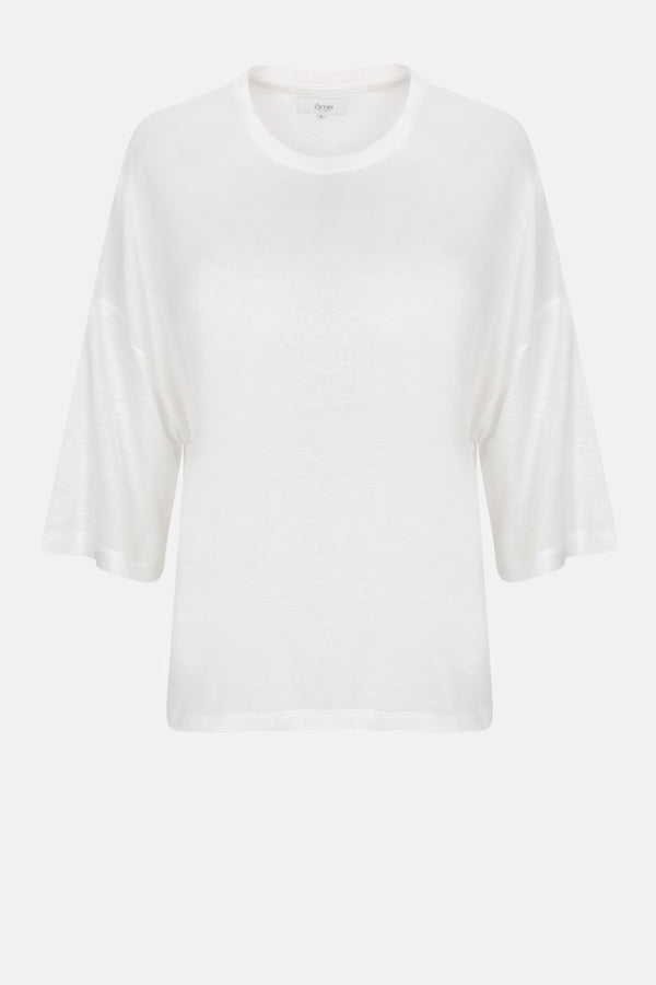 Klaxon Wooly T-shirt | White