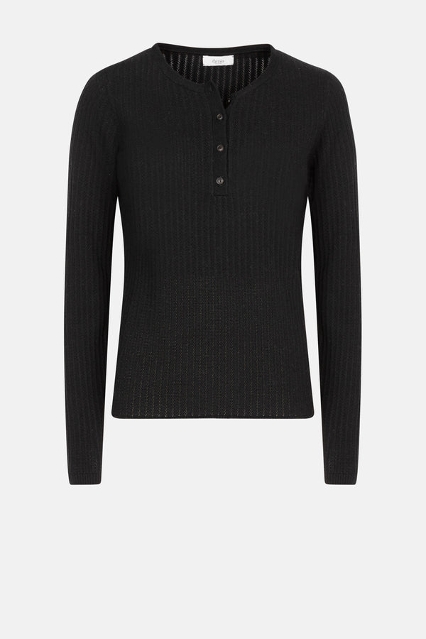 Kristie Pull boutonné | Noir