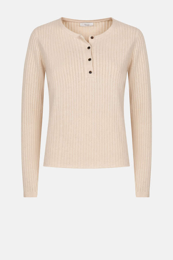Kristie Pull boutonné | Beige