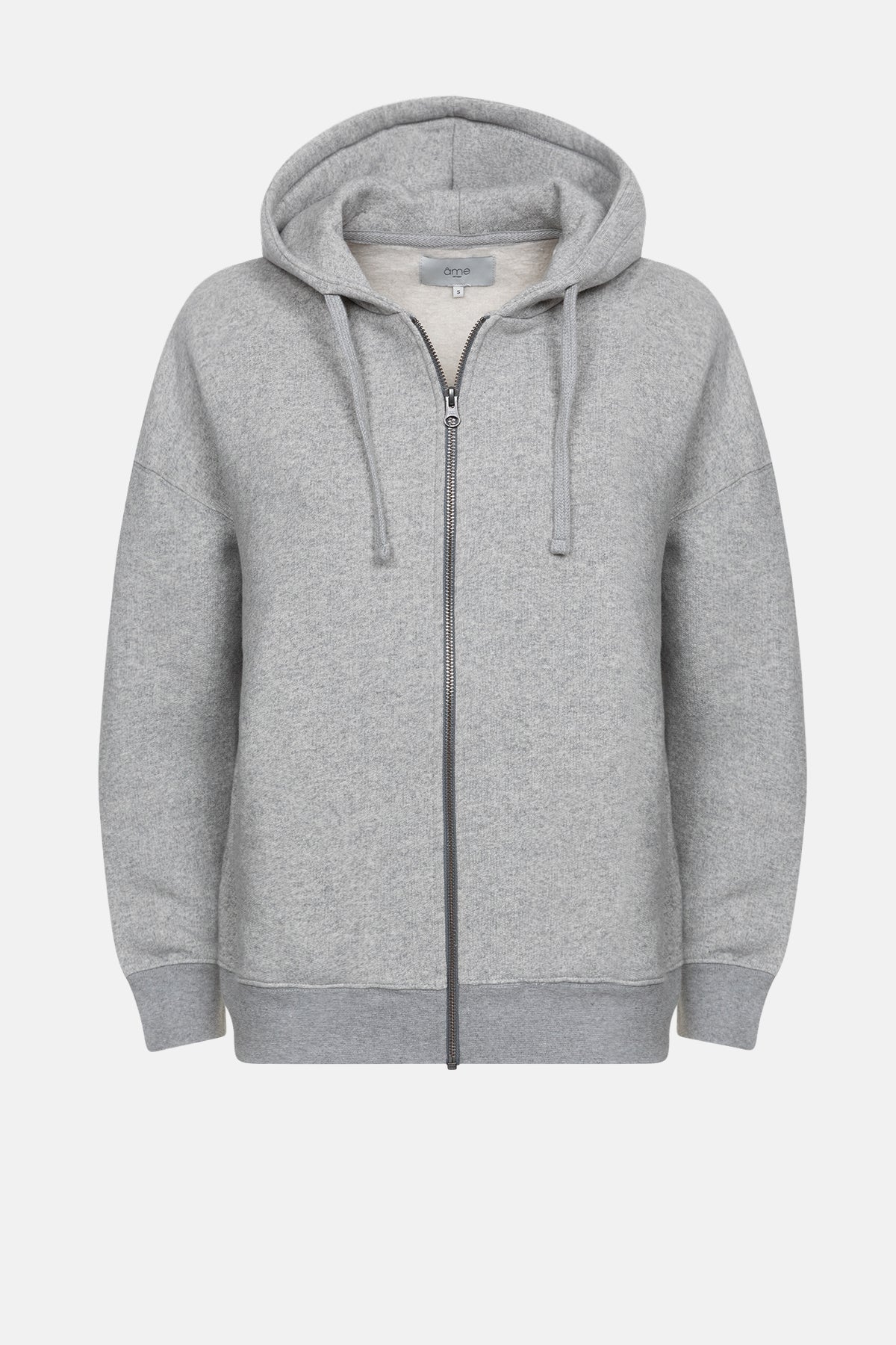Lenon Capuche avec fermeture à glissière | Gris chiné