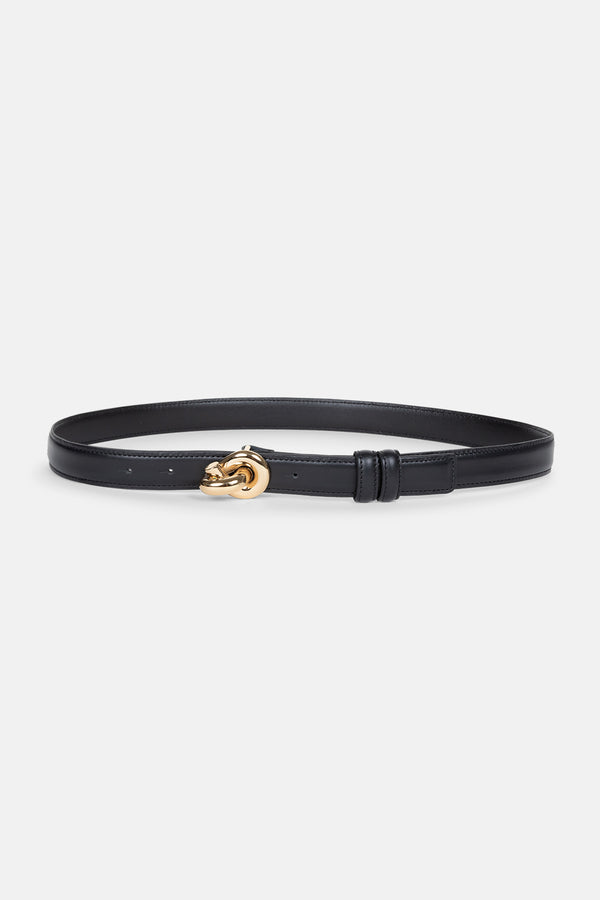 Ceinture en cuir Lively | Noir