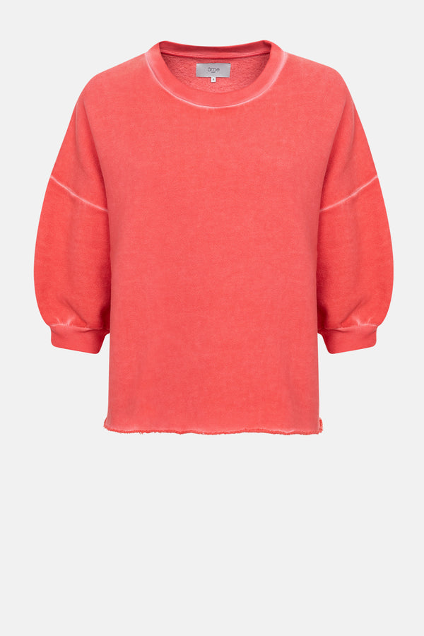 Liv Sweatshirt manches 3/4 | Orange