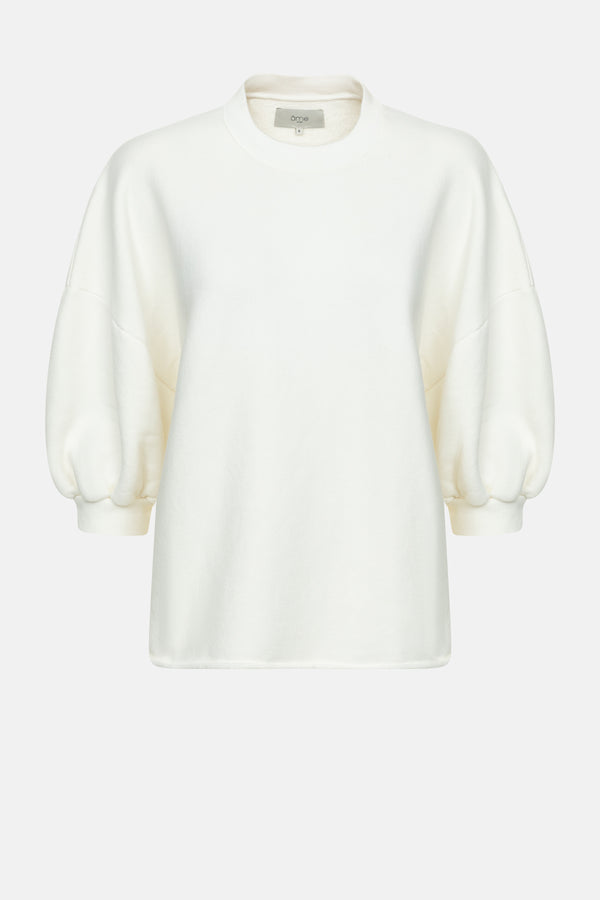 Liv Sweatshirt 3/4 Sleeves | Off White