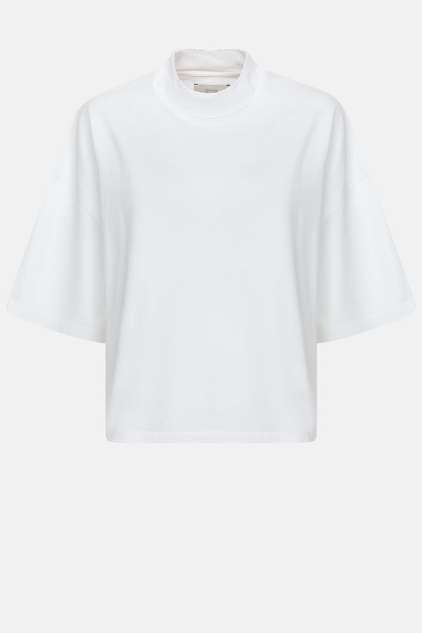 Member High Neck T-Shirt | White