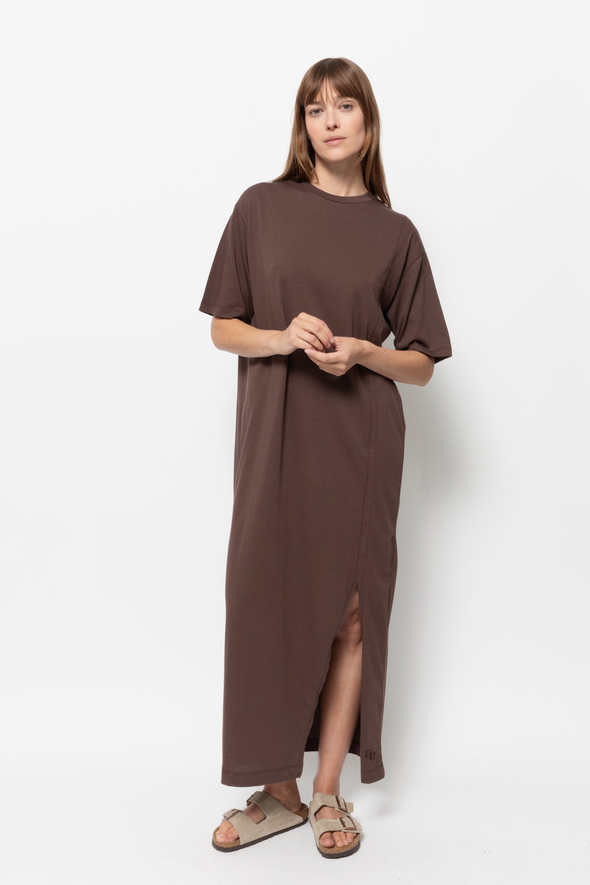Millie Robe T-Shirt | Marron