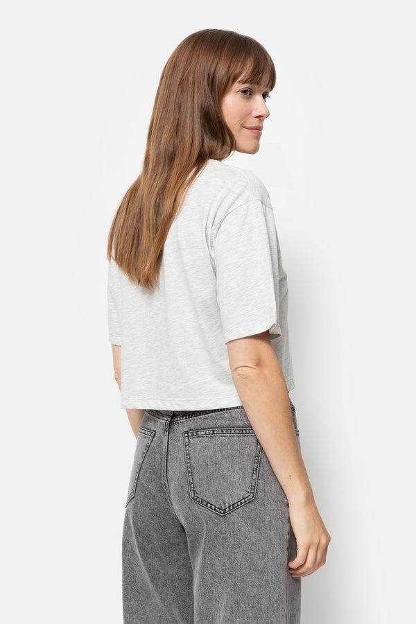 Moi T-Shirt | Marled Grey