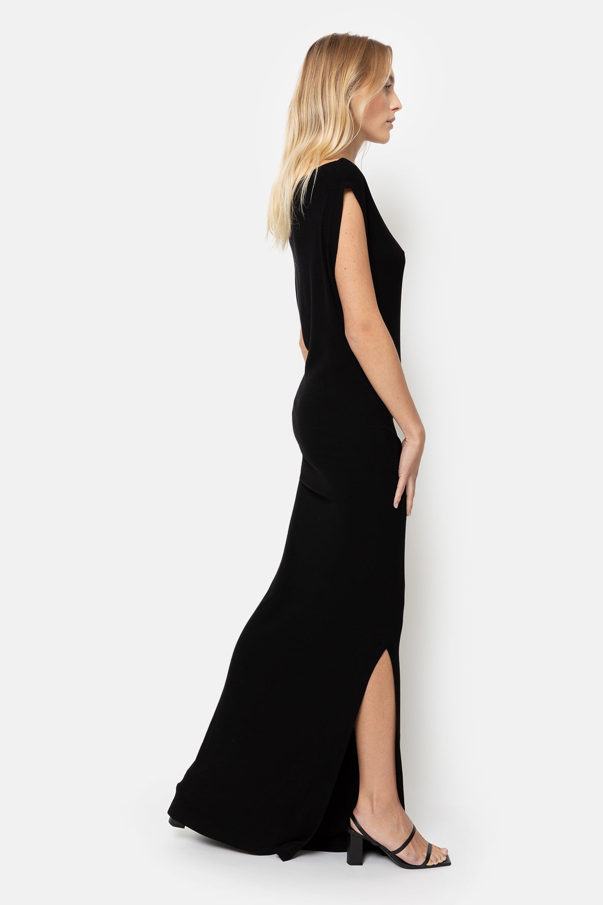 Robe à une épaule Jackie | Noir