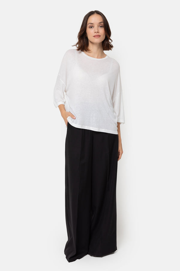 Klaxon Wooly T-shirt | White