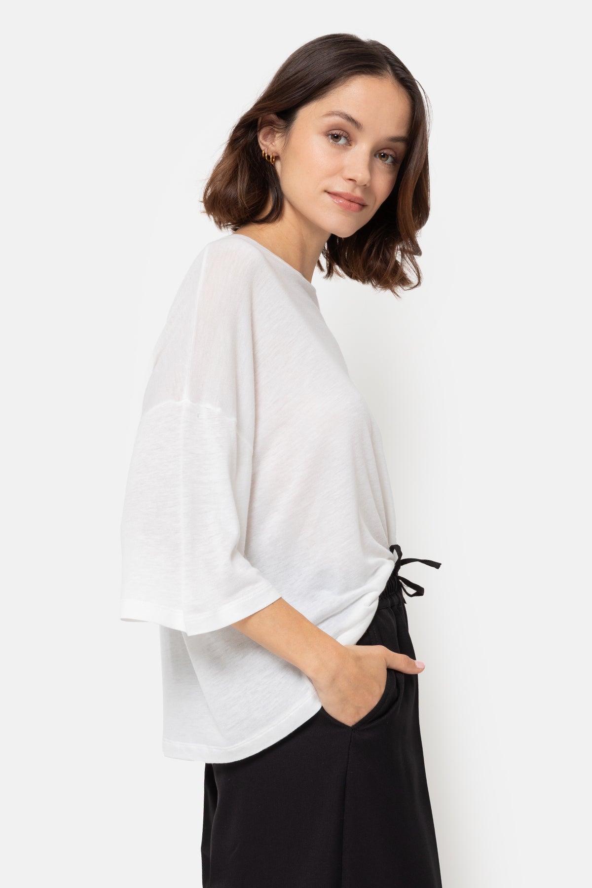 Klaxon Wooly T-shirt | White
