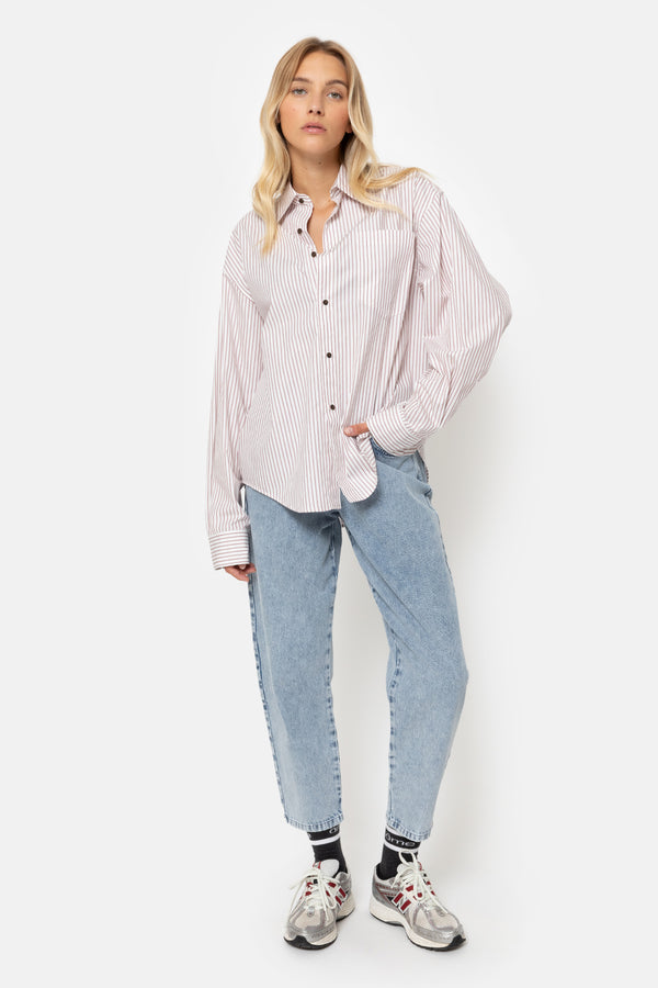 Chemise Karakter | Rayures Blanches et rouges