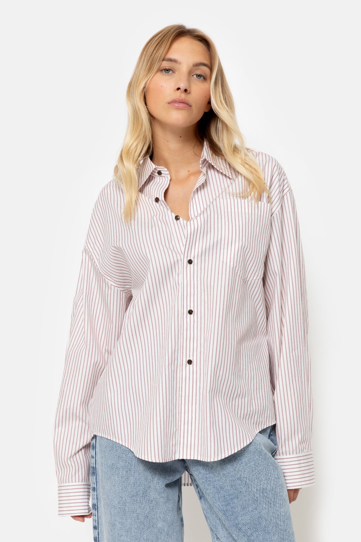 Chemise Karakter | Rayures Blanches et rouges