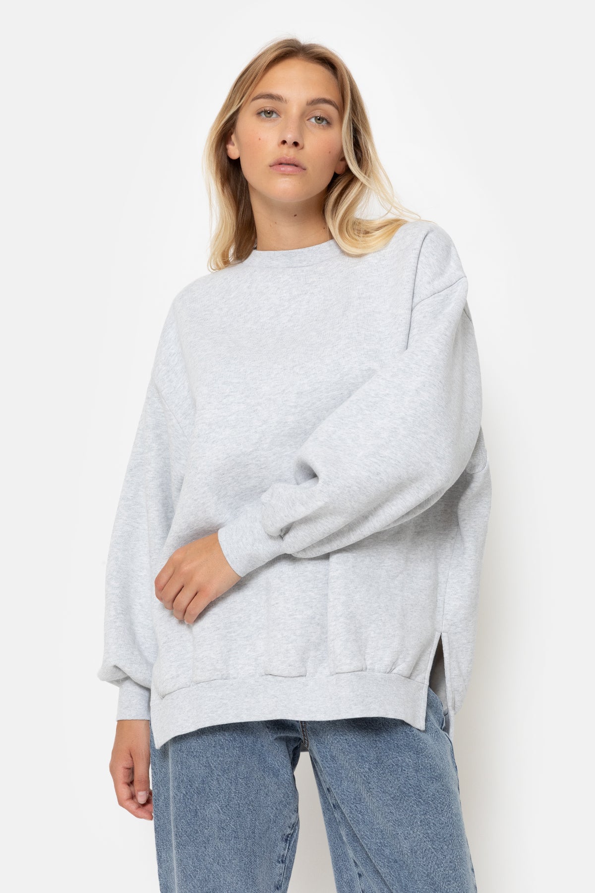 Sweatshirt Oversized Ulla | Gris Chiné
