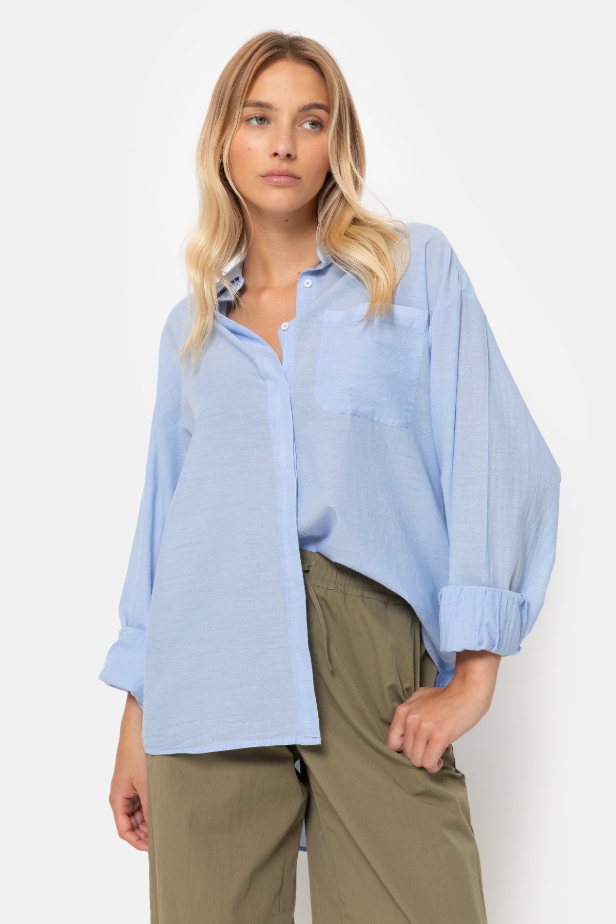 Daddy Shirt | Chambray Light Blue