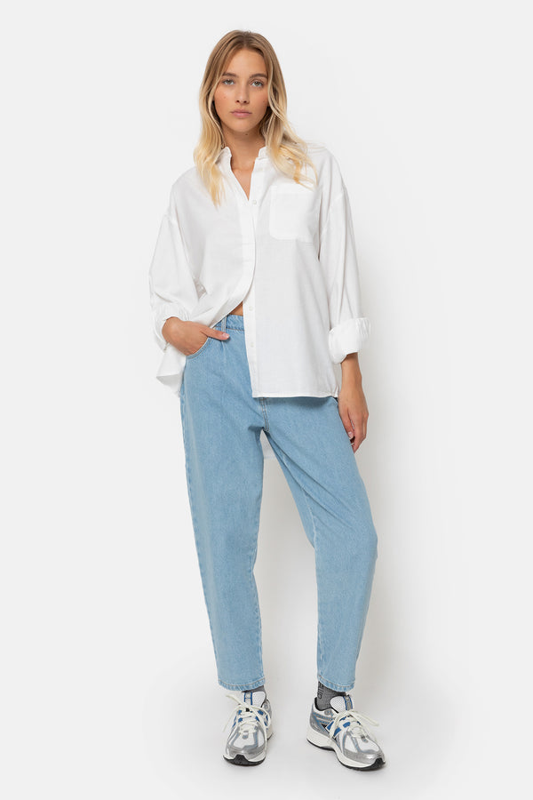 Chemise Daddy | Blanc cassé