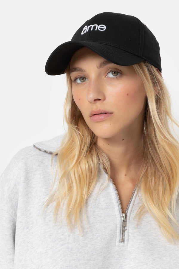 Brooklyn Cap | Noir avec logo blanc