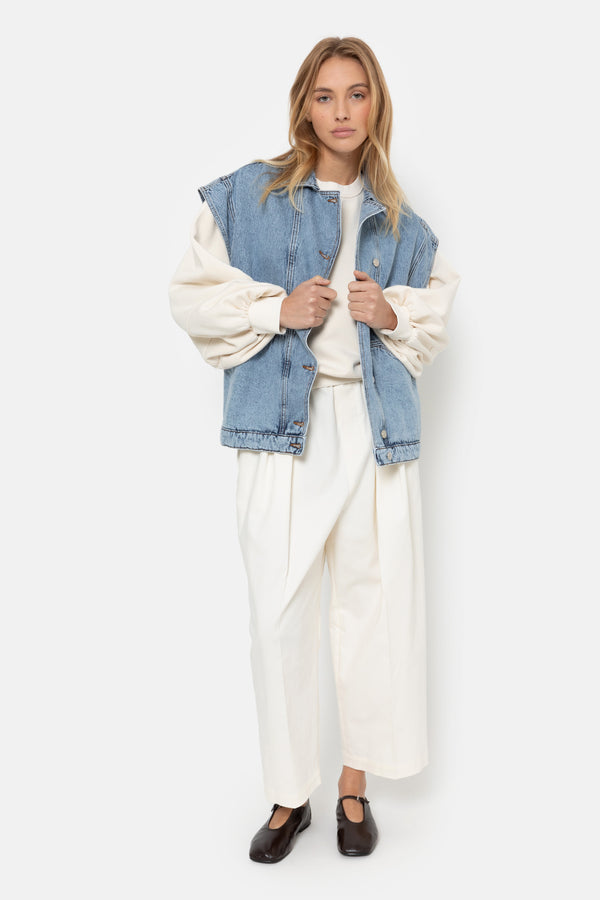 Kick Pleated Pants | Off white
