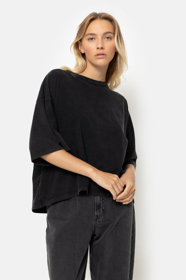 Eloise Boxy T-Shirt | Vintage Black