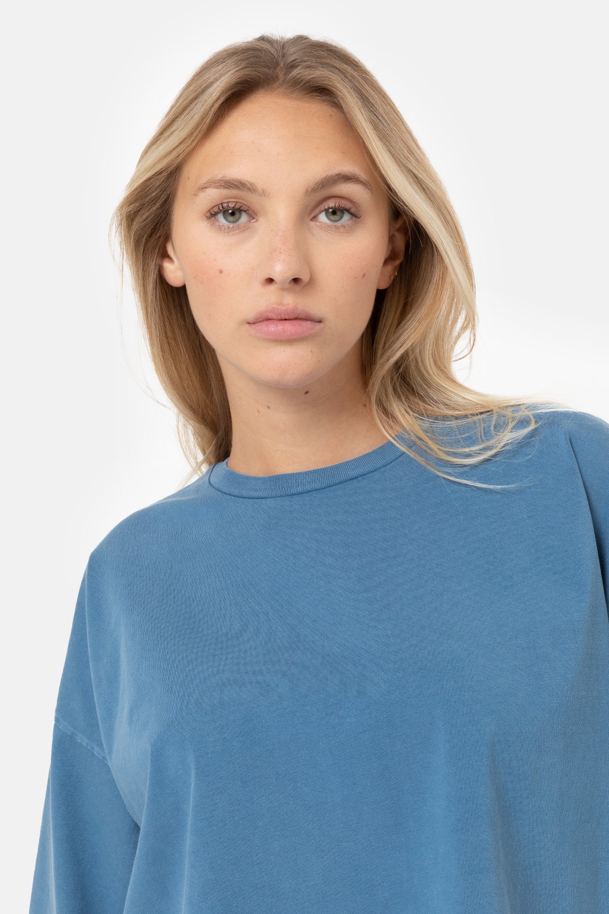 Eloise Boxy T-Shirt | Vintage Blue