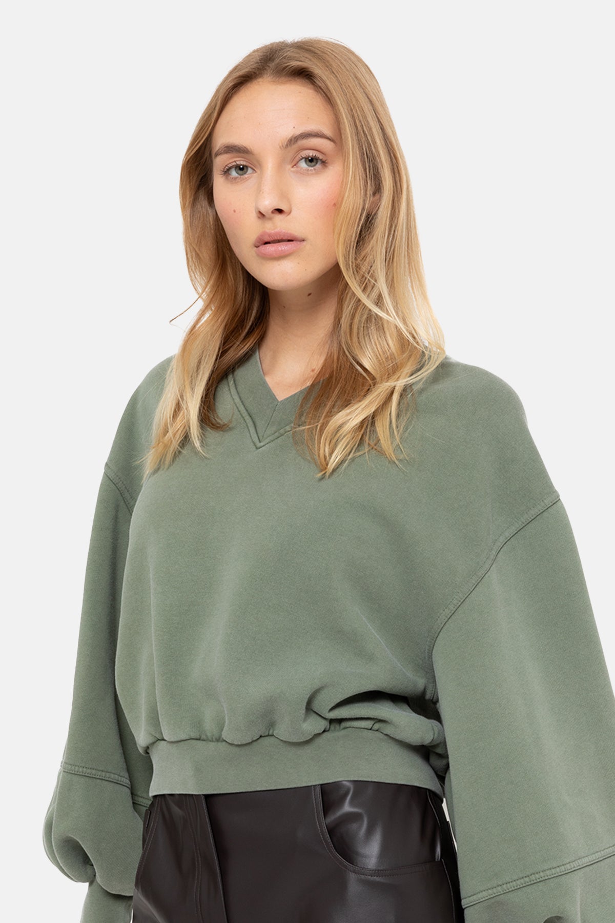 Lucia Sweatshirt | Vintage Khaki