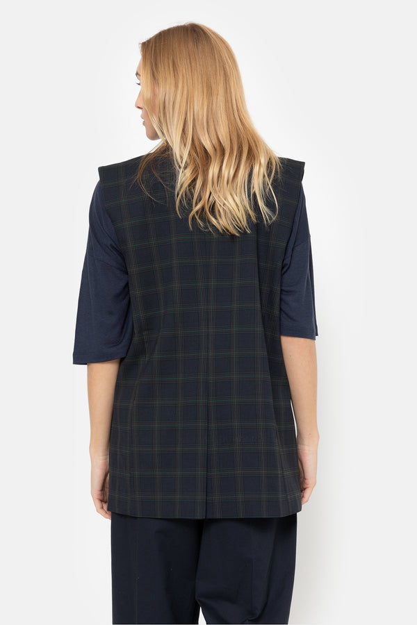 Klaxon Wooly T-shirt | Navy Blue