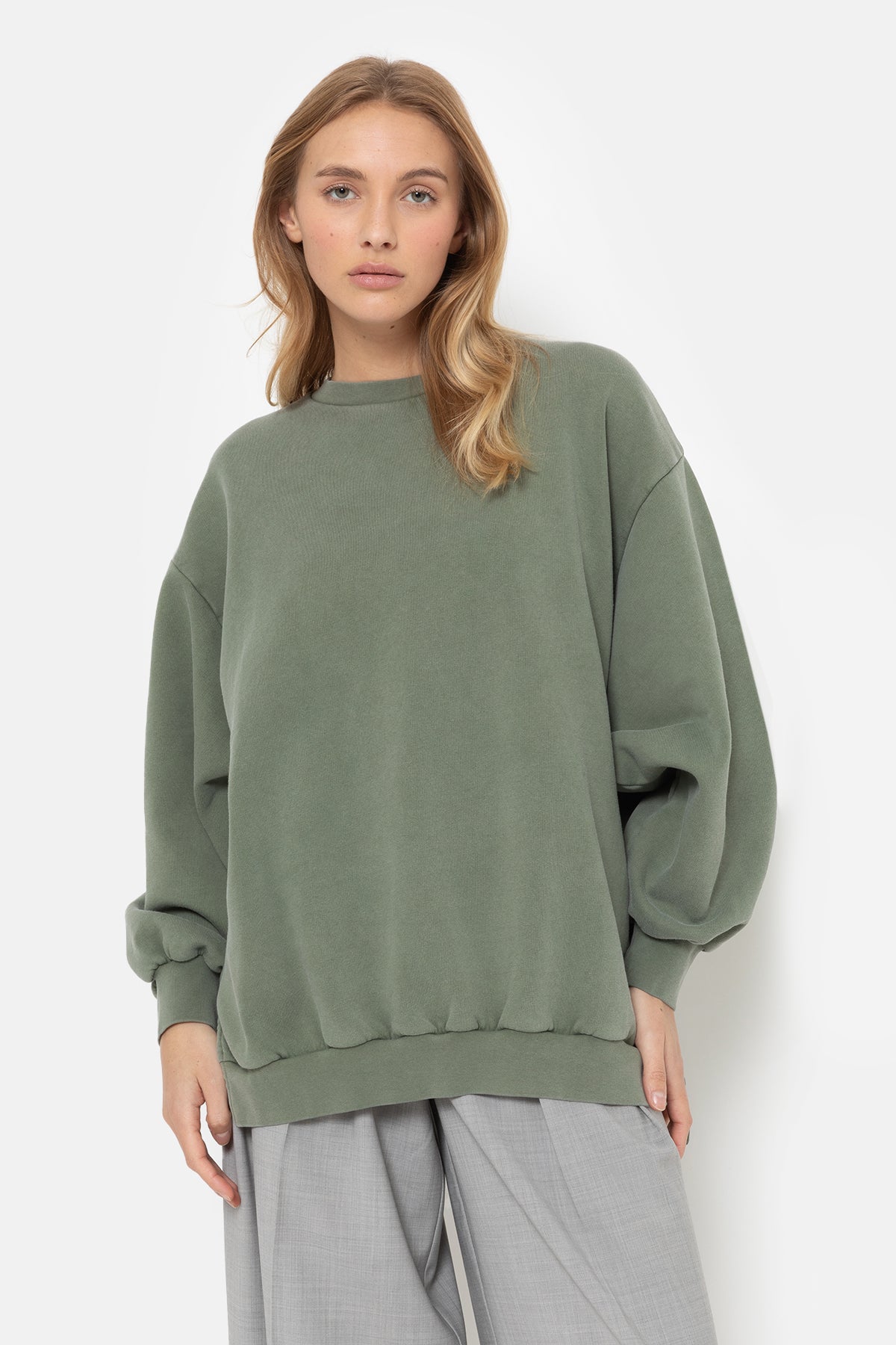 Ulla Oversized Sweatshirt | Vintage Khaki