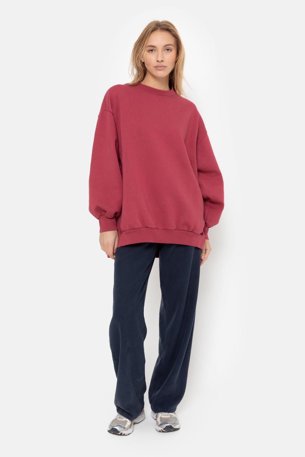 Ulla Oversized Sweatshirt | Dark Pink