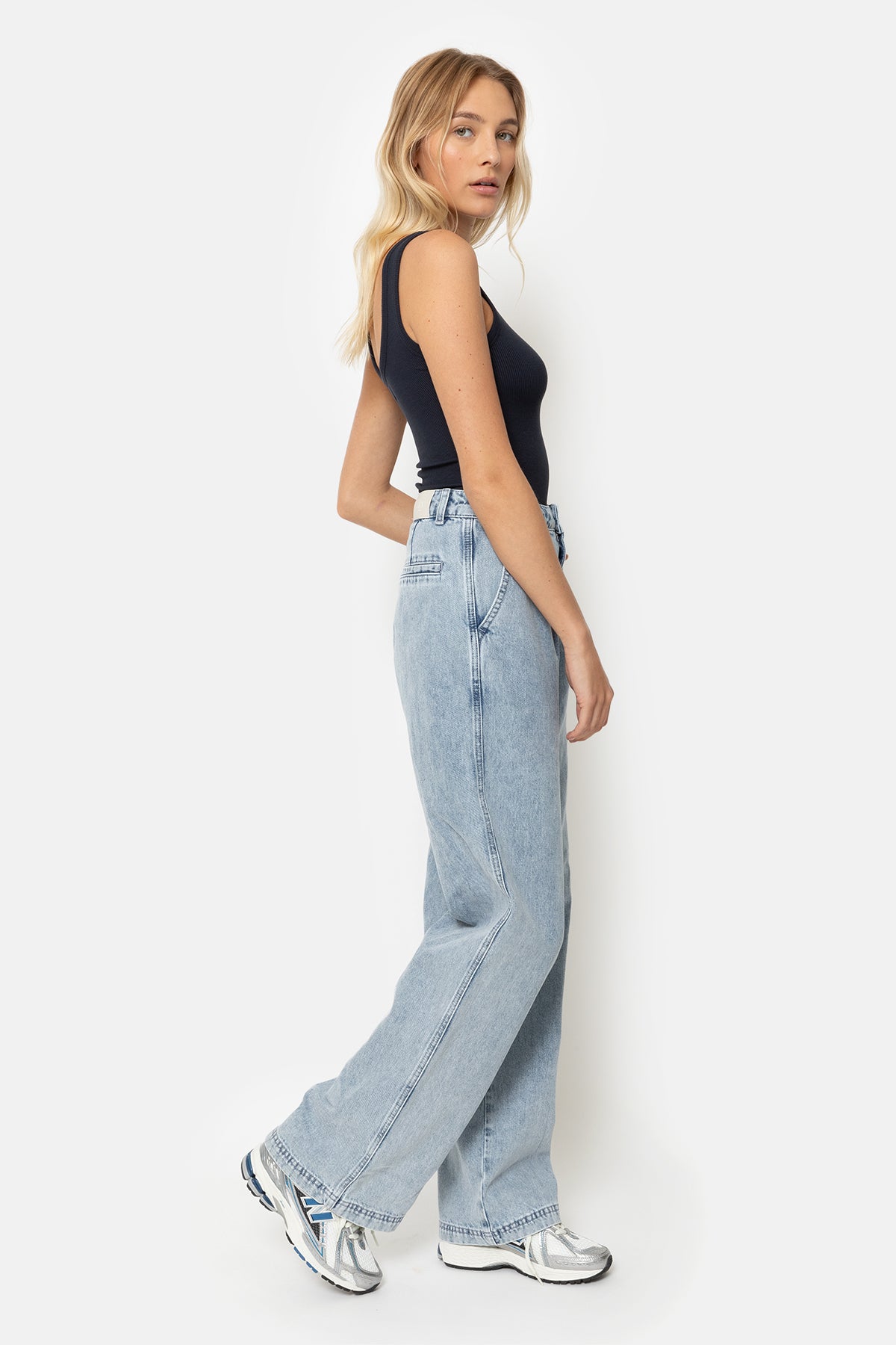Kylie Pantalon Large | Bleu Clair