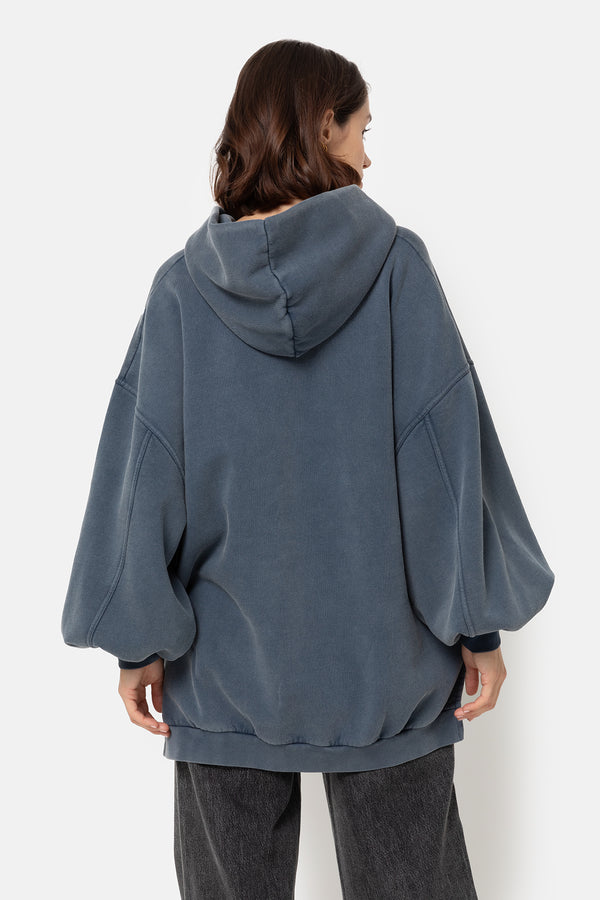 Luis Oversized Hoodie | Vintage Navy