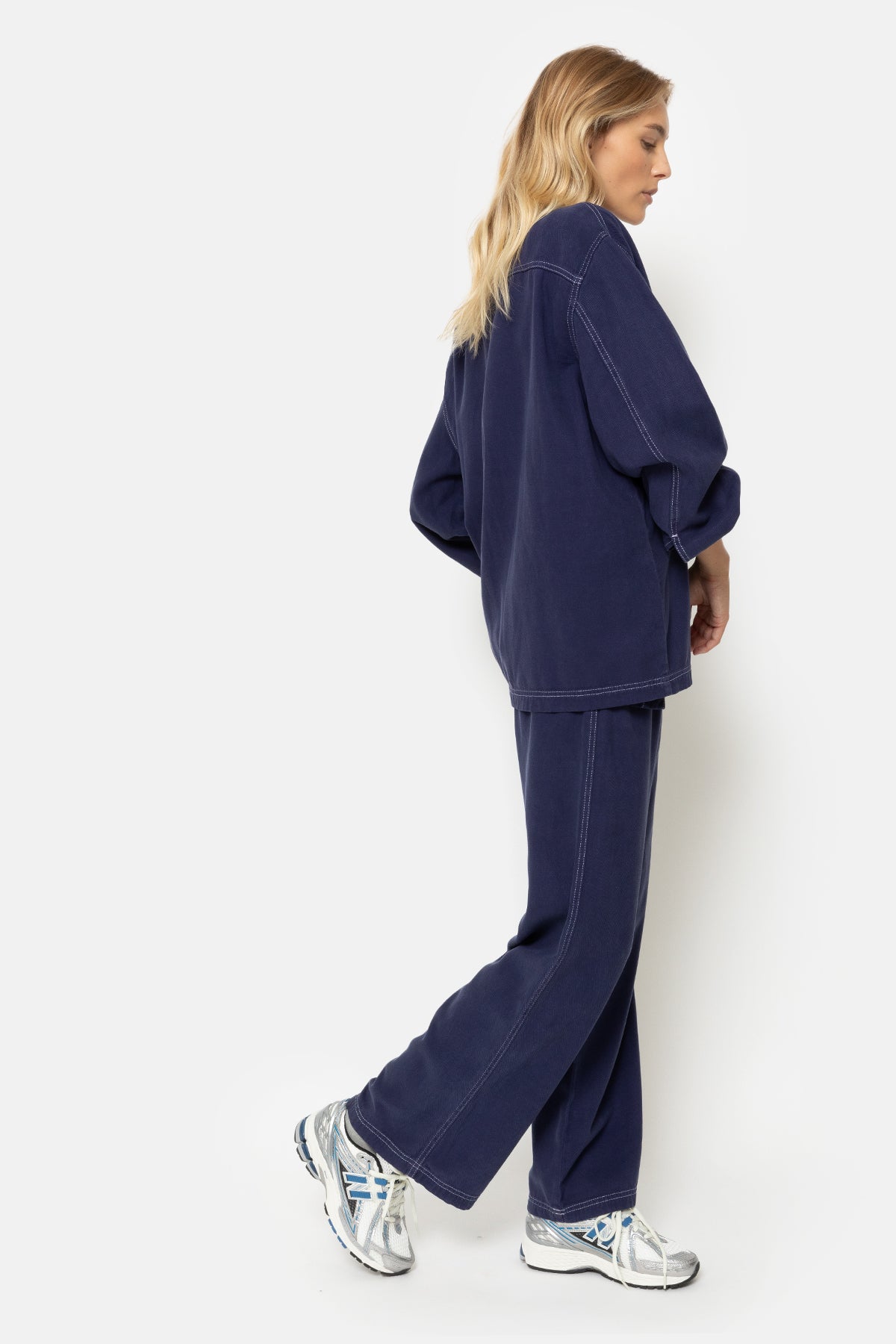 Kylie Pantalon Large  | Bleu Marine