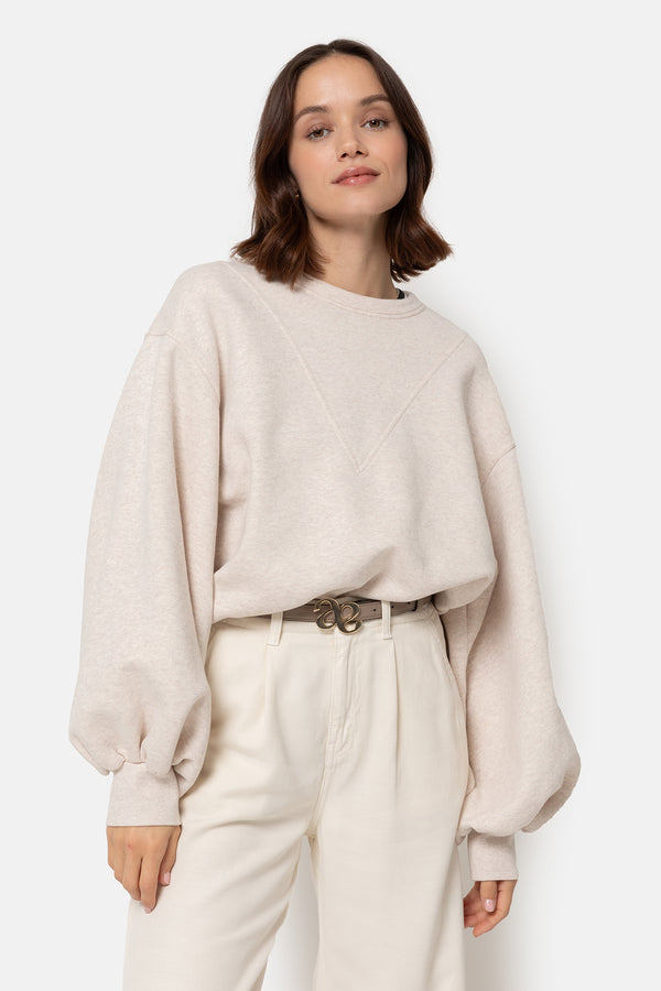 Kim Sweatshirt | Marled Ivory