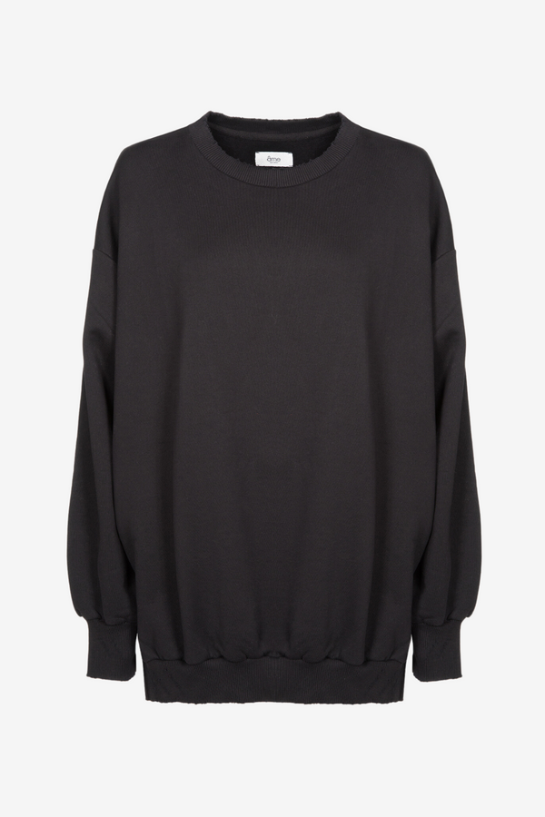 Ulla Oversized Sweatshirt | Black