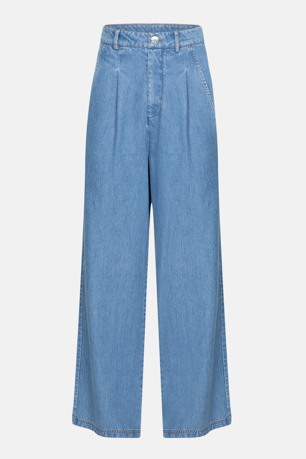 Kylie Pantalon Large  | Bleu Marine