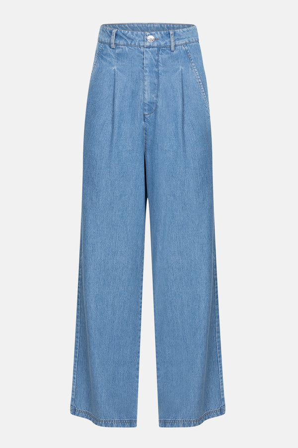 Kylie Pantalon Large  | Bleu Marine