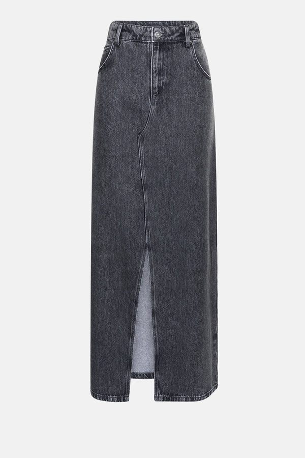 Katie Jupe Longue | Gris anthracite