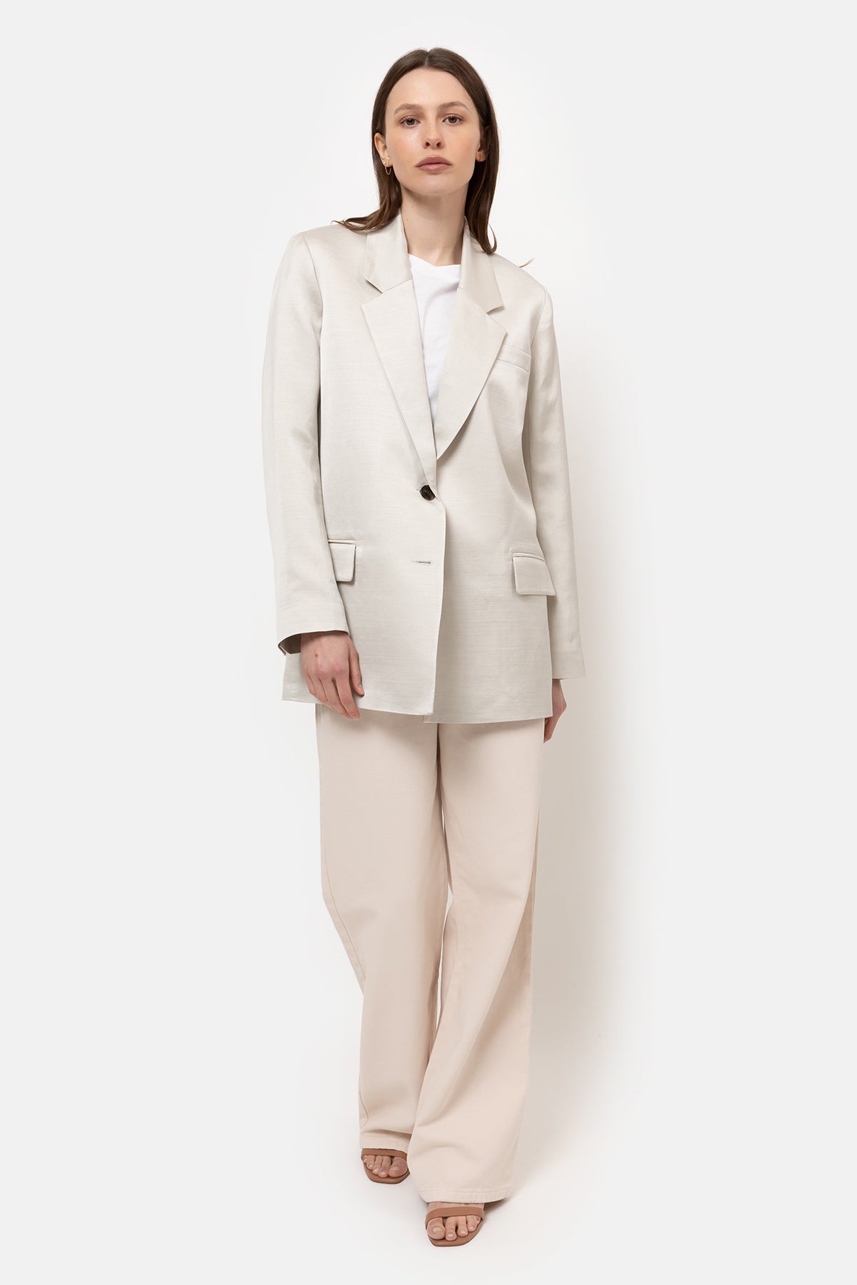 Harissa Linnen Blazer | Sand