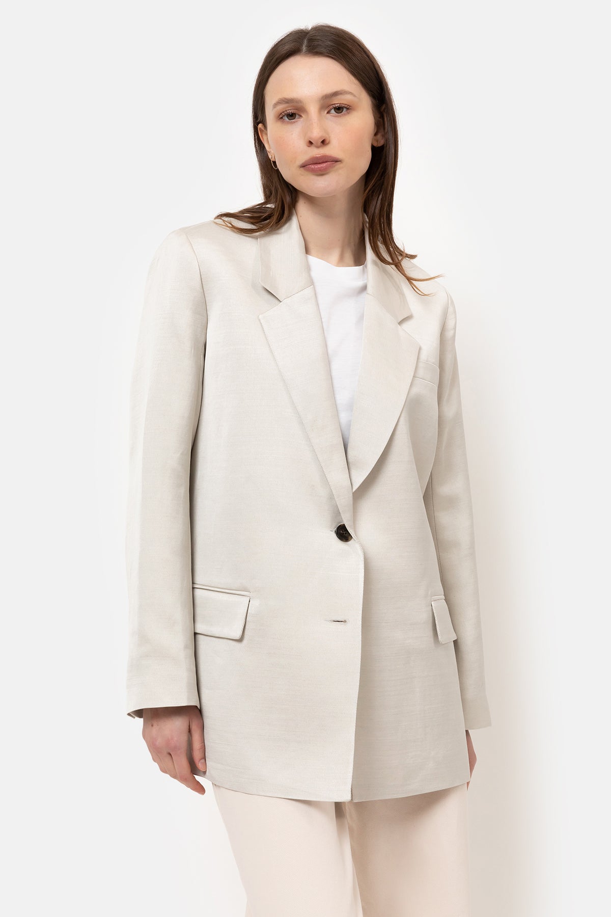 Harissa Linnen Blazer | Sand