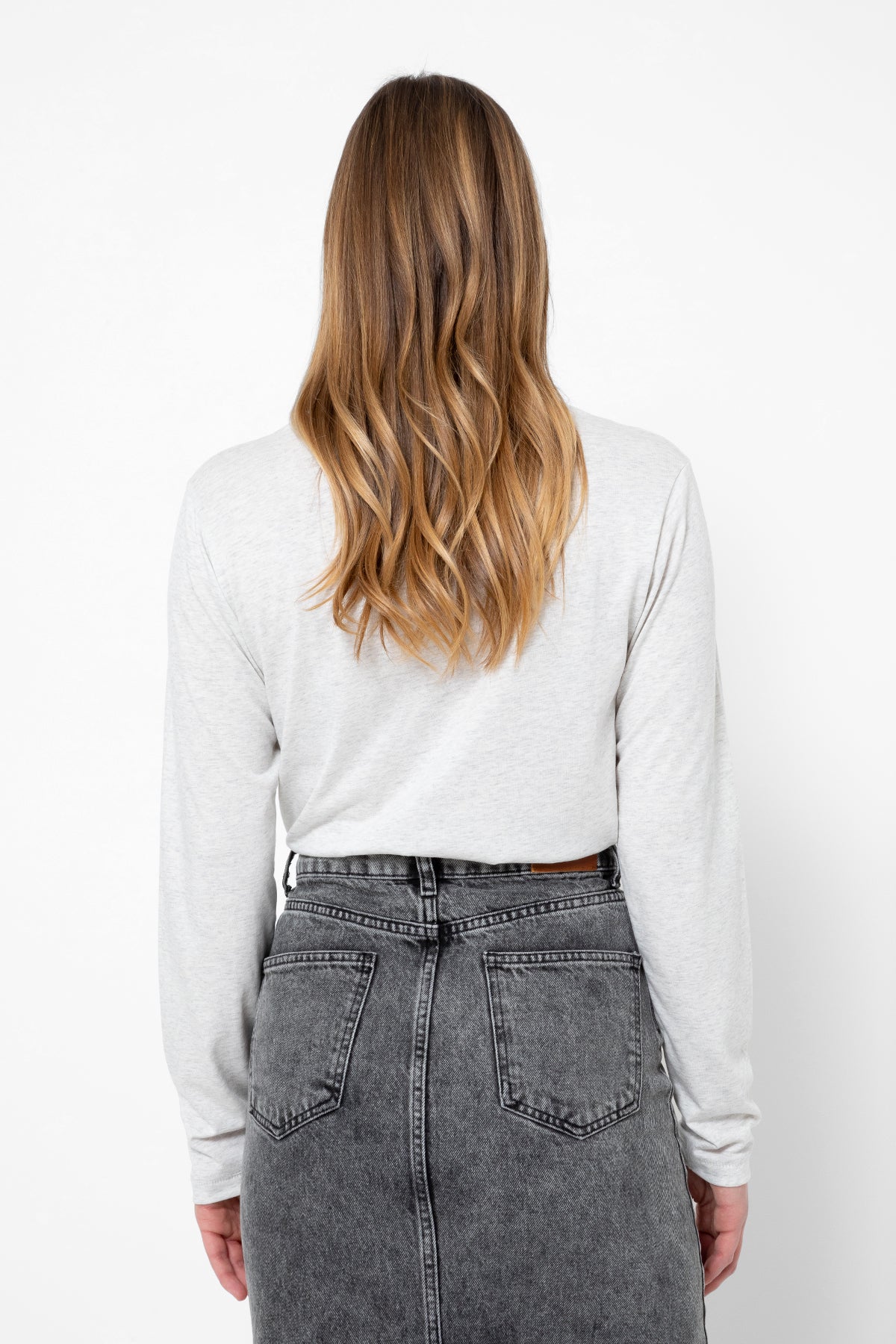 Cosy Long sleeved t-shirt | Marled Grey